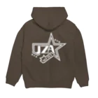 アンゴラ浜崎のUZA☆SEPTET白 Hoodie:back