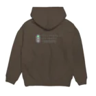 ひよこのもり工房のDENSHA　DAISUKI（濃色用） Hoodie:back