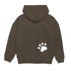 vi0latteの美味しいさかな文字なし Hoodie:back