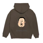 Couleur(クルール)のシェフ顔シリーズ Hoodie:back