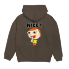 charlolの背面前面イラストnice charlie  Hoodie:back