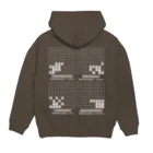 愛棋堂の将棋の囲い Hoodie:back