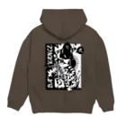 HAQのゴミ袋さんと虎 Hoodie:back