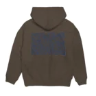 prunelleのゼブラ Hoodie:back