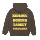 横濱キッドソウル ONLINEshopのLOCAL BOXING YELLOWLINE Hoodie:back