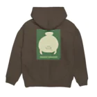 幻想水系branch　byいずもり・ようのかいぎゅうたちのいるところ（アフリカマナティー） Hoodie:back