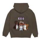 ねずりすSHOPのRISS パーカーの裏面