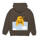 mapechiのトラネコしまお、別世界へ行く Hoodie:back