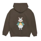 ■の国のアリスの■の国のアリス(White rabbit) Hoodie:back