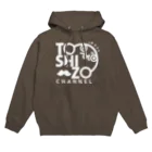 トシゾーのSUZURIのとこのトシゾーチャンネル（白抜き） Hoodie