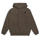 interested in?の1.hydrogen(黒/表のみ) Hoodie