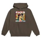 kazu_gのレトロ風ポスター（女性） Hoodie