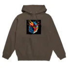 Ksdesignのカラーバースト・キュービカル Hoodie