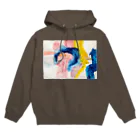 抽象画家ShizukiKagawaの一寸お待ち下さい△丸い Hoodie