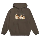 chourire toujoursのpuppy Shih Tzu 🐶 文字White ver. Hoodie