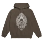 PygmyCat　suzuri店の仏にゃん（白線） Hoodie