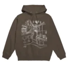 気ままに創作　よろず堂のレトロ純喫茶　白 Hoodie