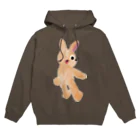 🤍一ノ瀬 彩 🐇⸒⸒ suzuri支店🤍の甘えんぼウサギ【ゆめかわアニマル】 Hoodie