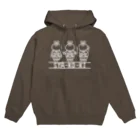 SK/WOOの遮光器体操 Hoodie