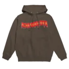 🤍一ノ瀬 彩 🐇⸒⸒ suzuri支店🤍の一ノ瀬彩:LOGO_血文字【英語】 Hoodie