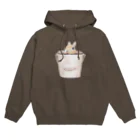 ねむい こぼしのバケツとうさぎ Hoodie