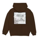 TEAM  JURIAのJURIA  ジュリア Hoodie:back