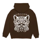 サイベリアンの百ですの【サイベリアンの百】獅子のように猛々しく Hoodie:back