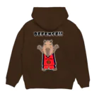 ハナのお店のカピバラのディフェンス Hoodie:back