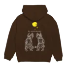 Bo tree teeのNight Fever Hoodie:back