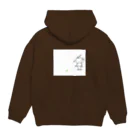 SUIKEIの秘密基地のSUIKEIのラクガキ Hoodie:back