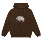 山口昇悟　Shogo Yamaguchiのイノシシ　白 Hoodie