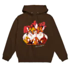 mofuwaのFOX TWINS(dark color) Hoodie