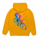 420 MUSIC FACTORYのロードバイク ロードレーサー 自転車 Hoodie:back