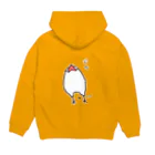 toripippi00の粗相した文鳥 Hoodie:back