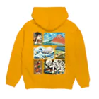 すとろべりーガムFactoryの【バックプリント】 ドット浮世絵 Hoodie:back