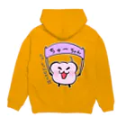 ＼ニッコリンチョ！！／のちゅーちゃん Hoodie:back