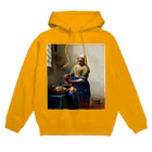 PALA's SHOP　cool、シュール、古風、和風、の牛乳を注ぐ女　Johannes Vermeer, ca. 1660 Hoodie