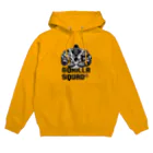 GORILLA SQUAD 公式ノベルティショップのアングリーゴリラビルダー/ロゴ黒 Hoodie