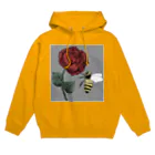 バーバラの薔薇と蜂　グレー Hoodie