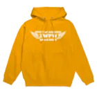 菊タローオフィシャルグッズ販売所のズンドコ女子プロレスロゴ白 Hoodie