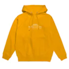 ミミズク堂　のおいしいオムライスをのんだうわばみ（白線） Hoodie