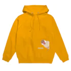 雛乃の文鳥グッズ屋さんのひょっこりシナモン文鳥さん Hoodie