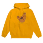 サトウノリコ*のV字バランスするクマ(いろ) Hoodie