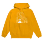 ねむ吉屋のみつめる横顔(white ver) Hoodie