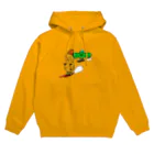 煎餅師匠商店の春スキーを楽しむ落花生くんと春スノボのそらまめの助 Hoodie