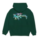 栗坊屋のリーフィーシードラゴン Hoodie:back