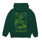 AURA_HYSTERICAのBB_JUNKEY Hoodie:back