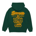 b.n.d [街中でもラグビーを！]バインドの【数量限定】Scrum! ケープラウンイエロー Hoodie:back