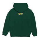 シラギク堂本舗のKはKiwiのK Hoodie:back