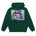 MONKEY  JOYのアイロンビーズのニホンザル Hoodie